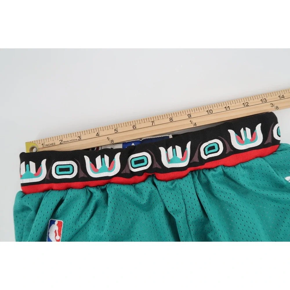 Adidas Memphis Grizzlies NBA Shorts Mens Large Teal‎ Swingman Basketball